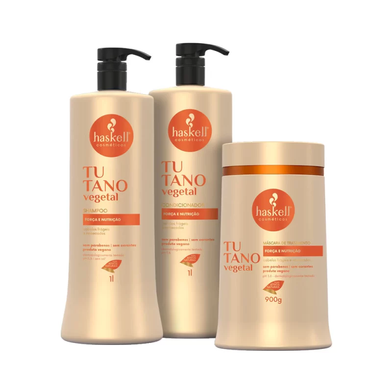 Kit Tutano Shampoo, Condicionador e Máscara